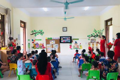 LỄ KHAI GIẢNG TRƯỜNG MẦM NON TÂN SƠN
